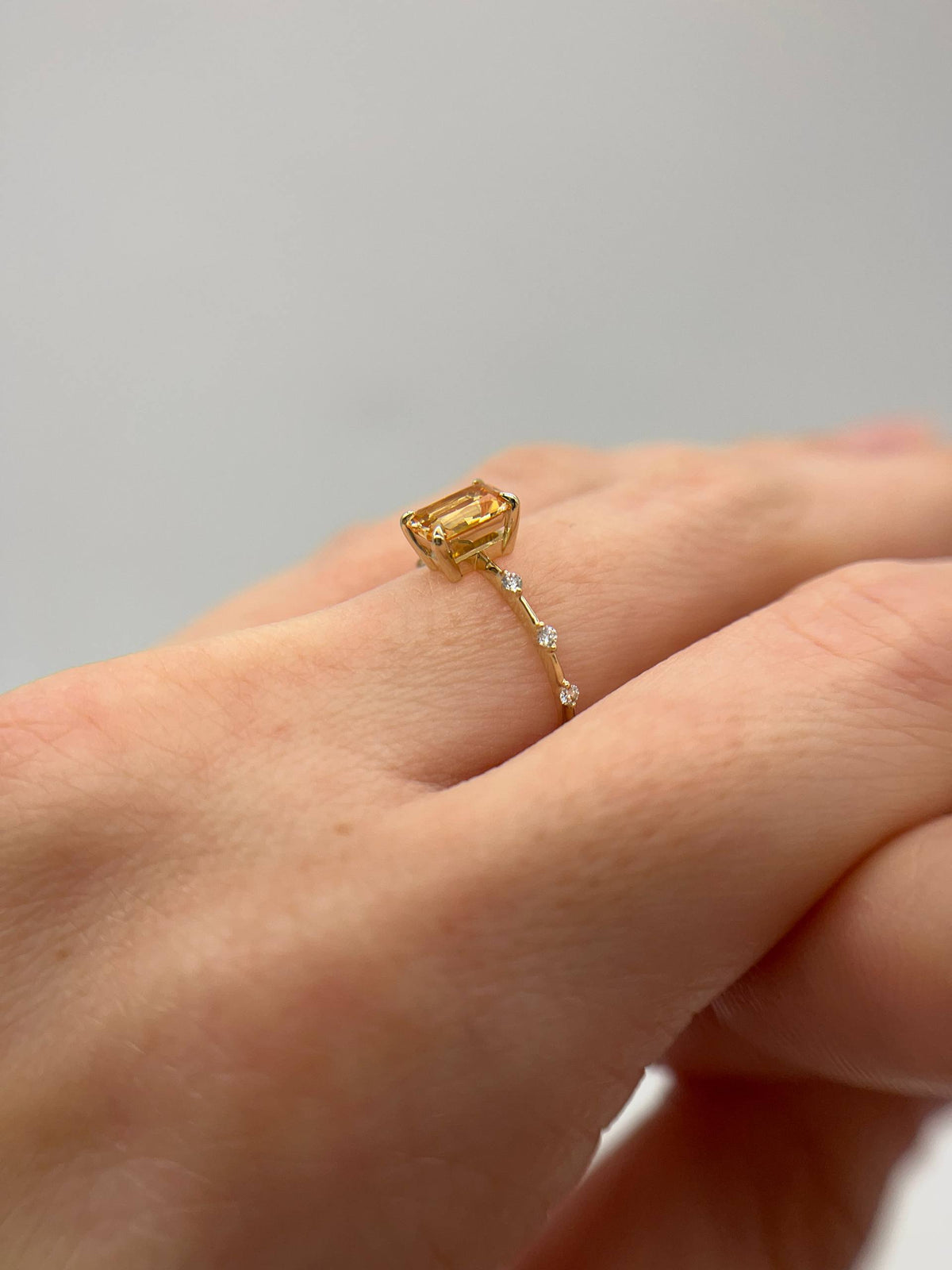 Yellow Sapphire Ring