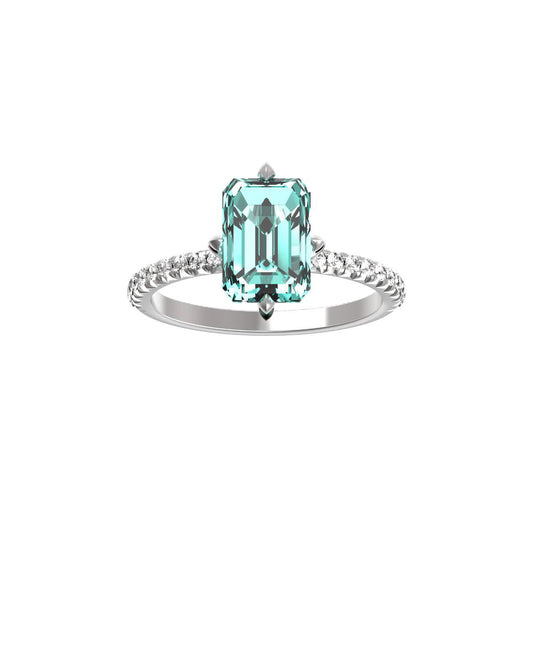 Emerald on Half-entity Ring
