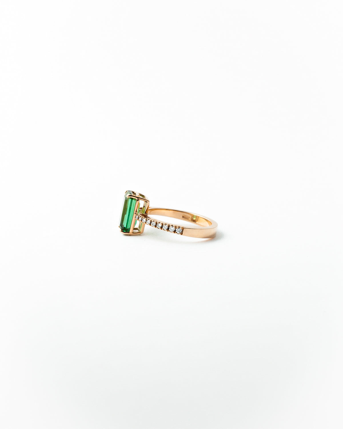 Tourmaline Half-entity Ring