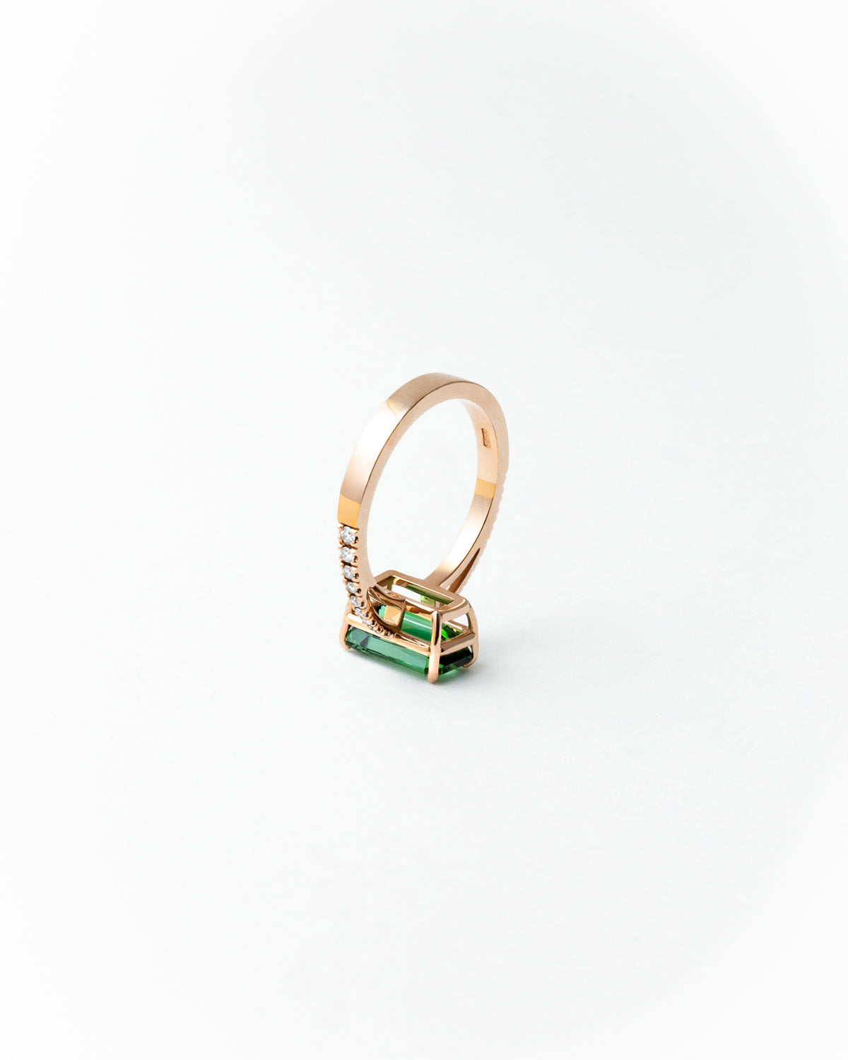 Tourmaline Half-entity Ring