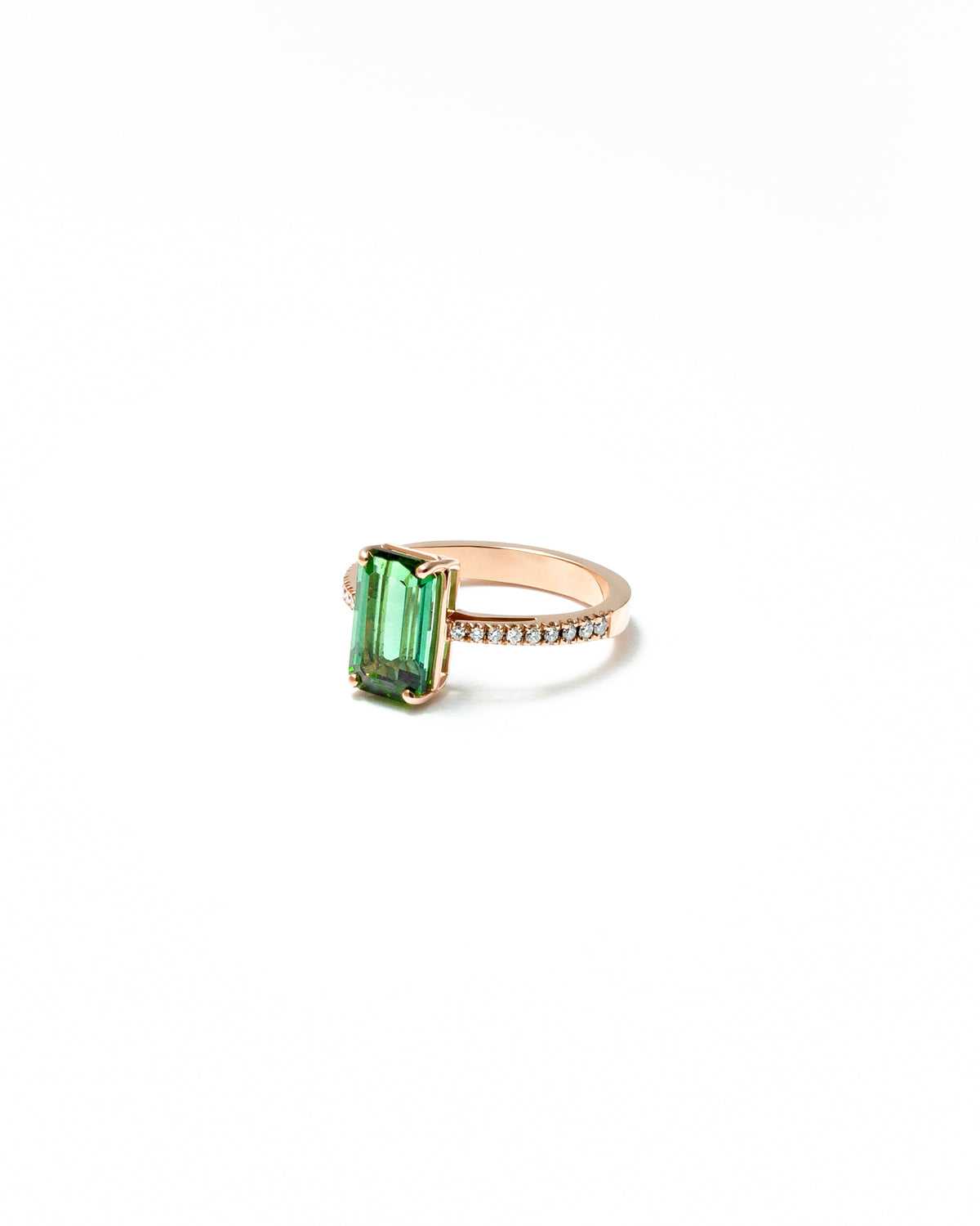 Tourmaline Half-entity Ring
