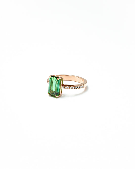 Tourmaline Half-entity Ring