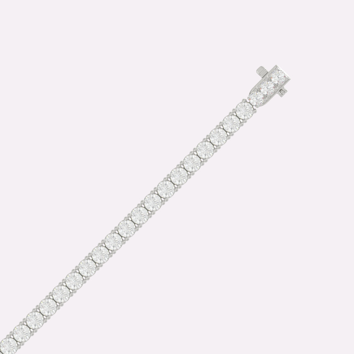 Tennis bracelet lab-diamonds prong setting