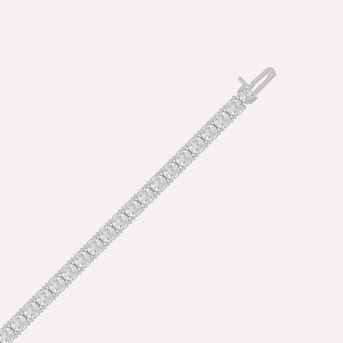Tennis bracelet lab-diamonds prong setting