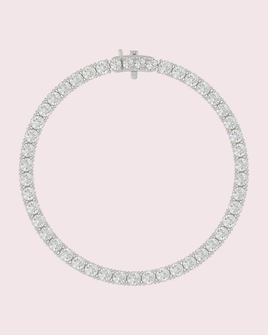 Tennis bracelet lab-diamonds prong setting
