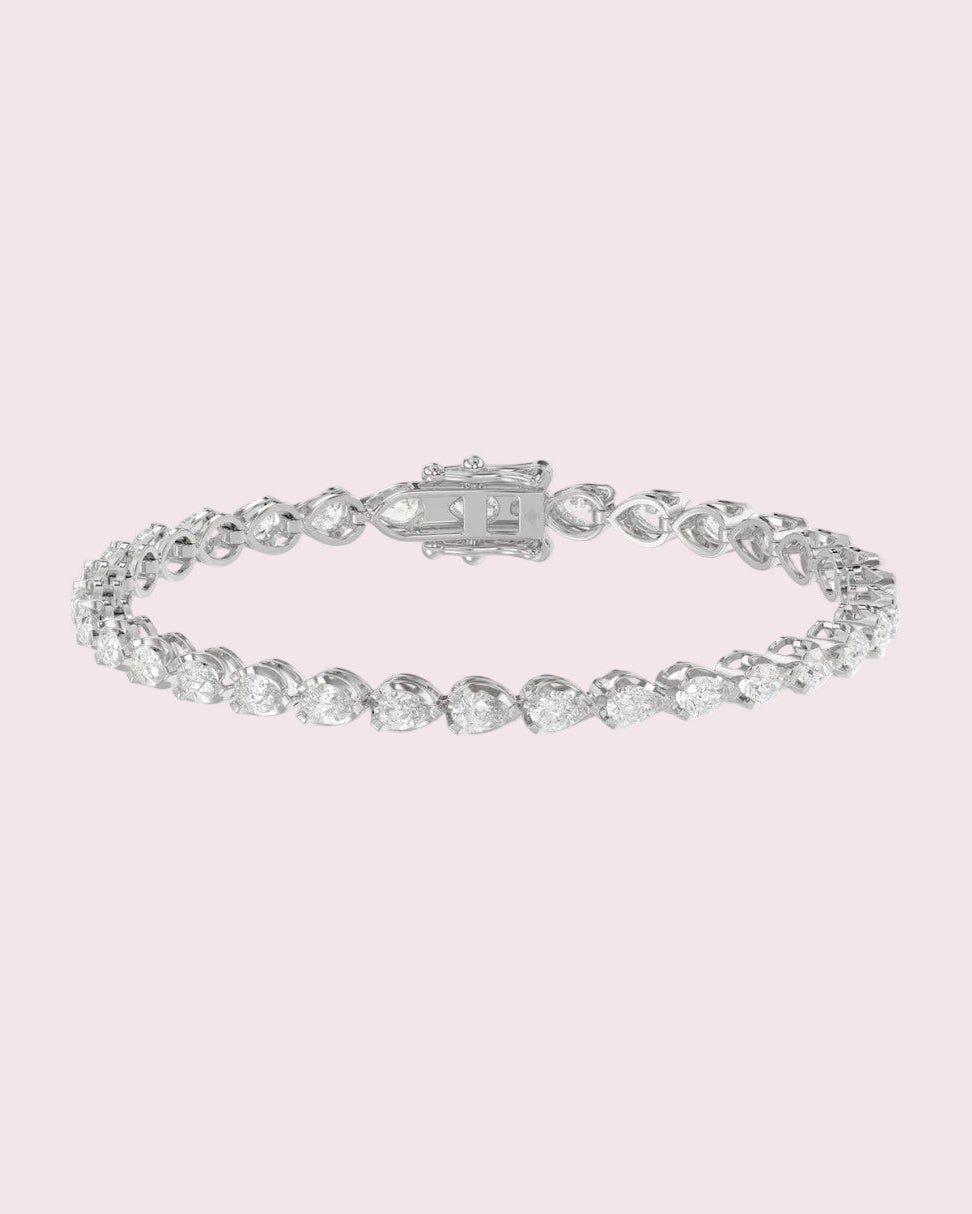 Pear Tennis Bracelet