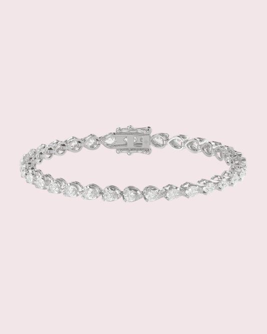 Pear Tennis Bracelet