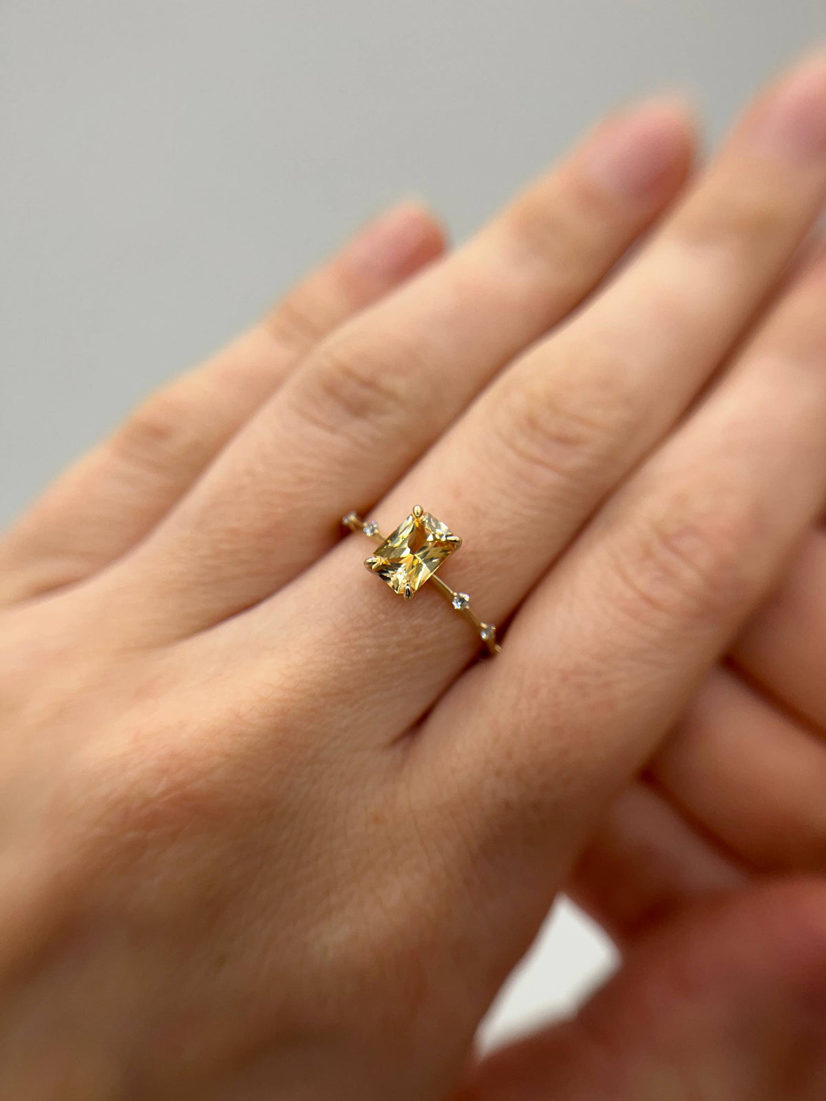 Yellow Sapphire Ring
