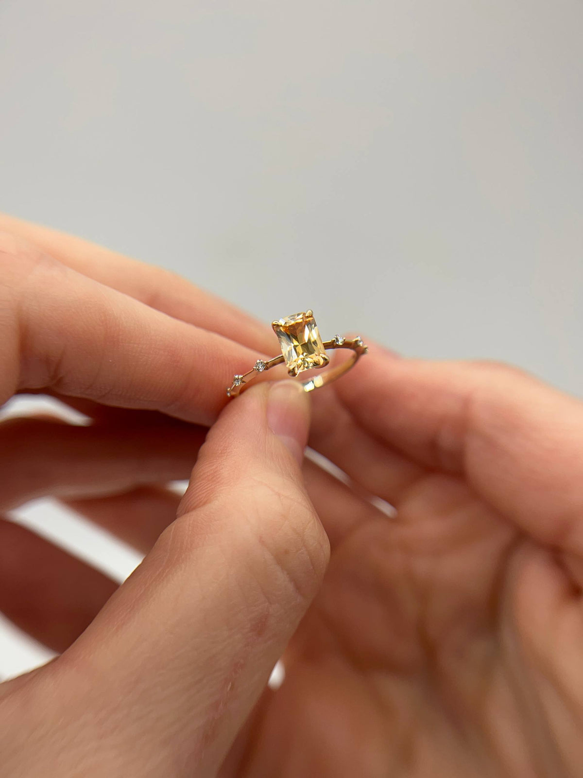 Yellow Sapphire Ring