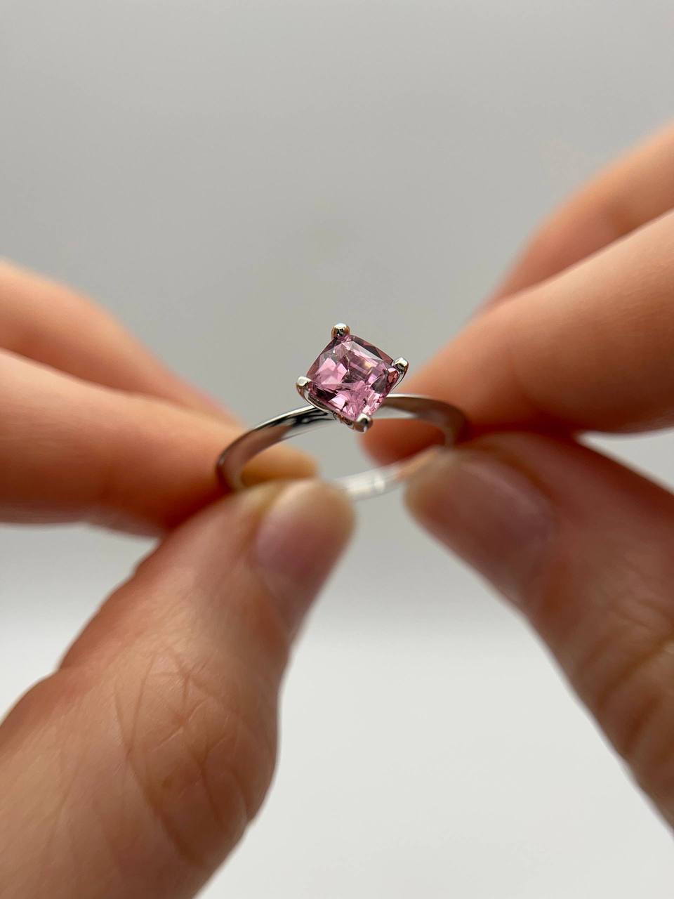 Pink Spinel Ring