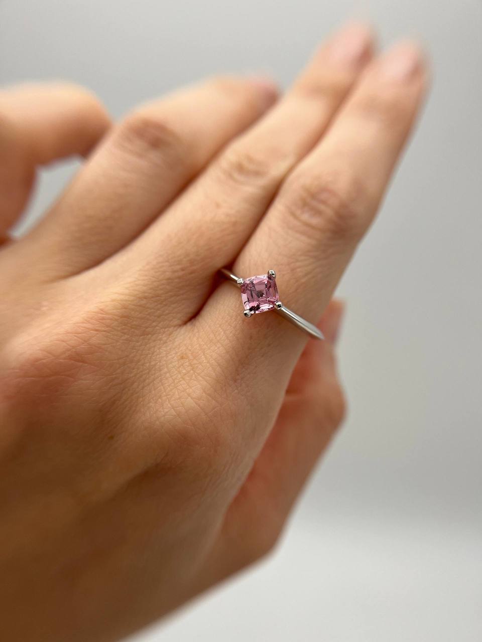 Pink Spinel Ring