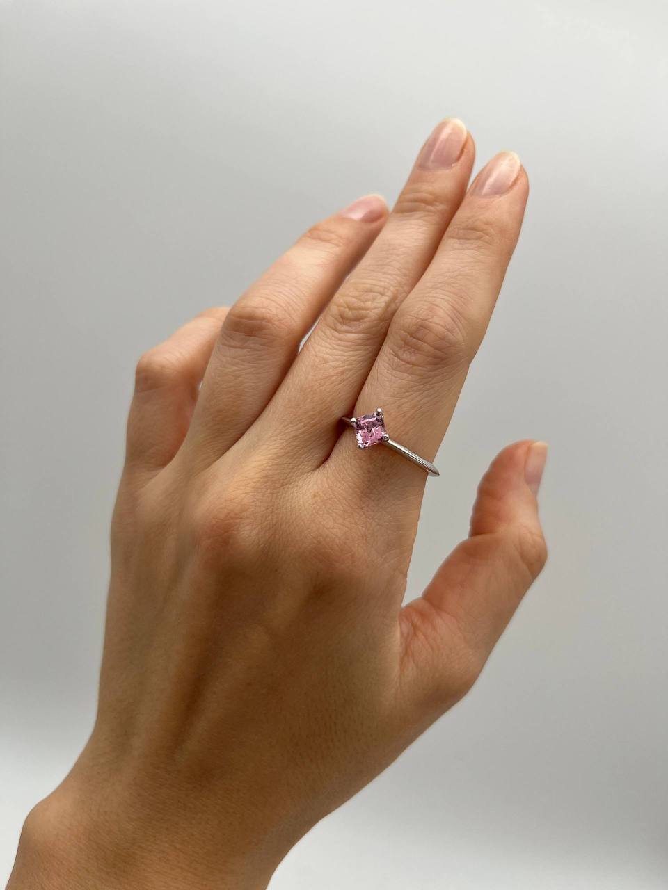 Pink Spinel Ring