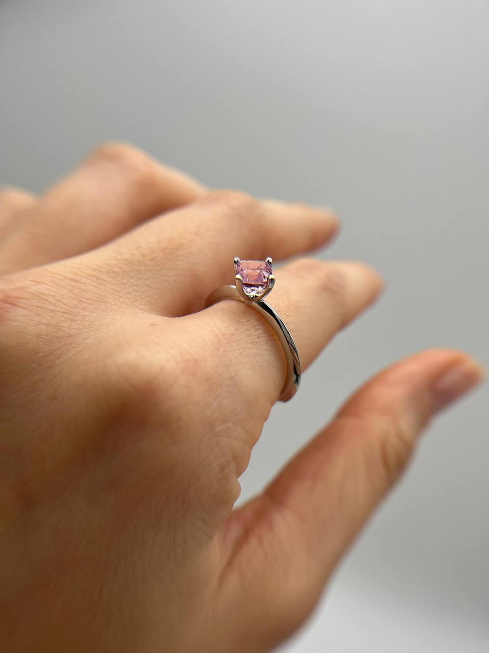 Pink Spinel Ring