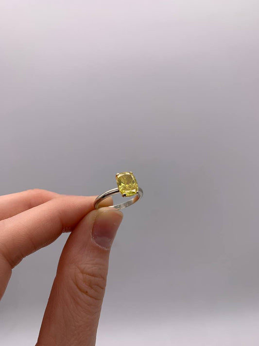 Yellow Lab Diamond Ring