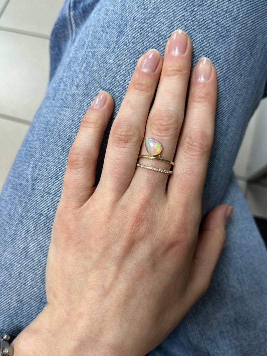 Trembling Opal Ring