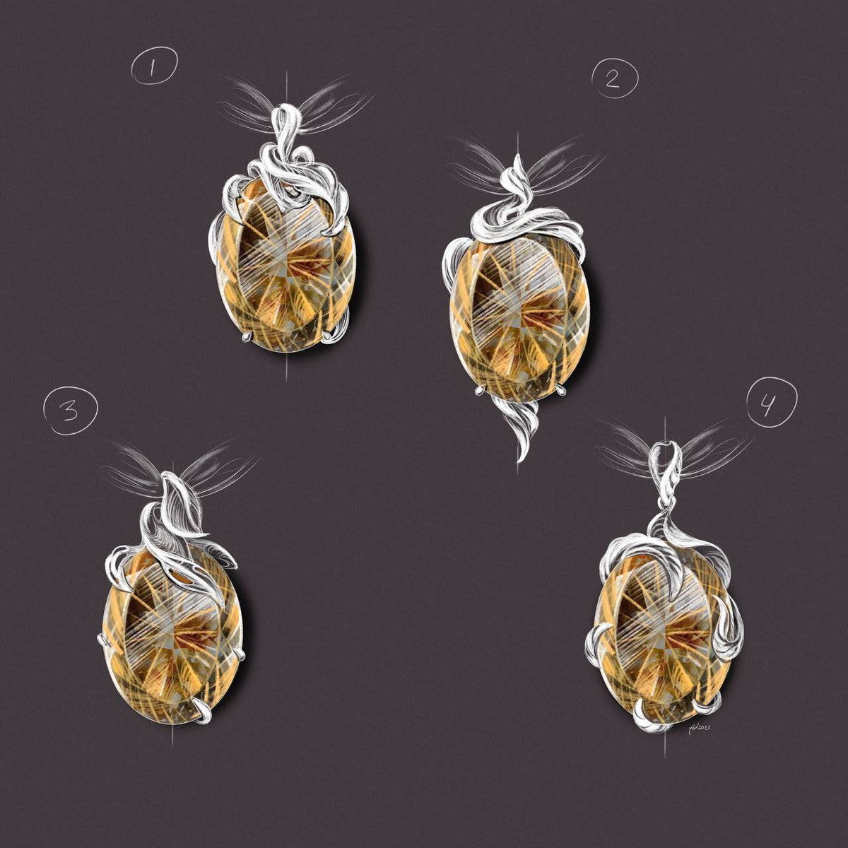 Morganite Pendant